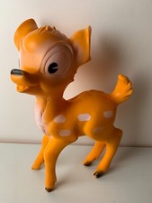 ANCIEN POUET BAMBI - WALT DISNEY 1970 - VINTAGE ORANGE