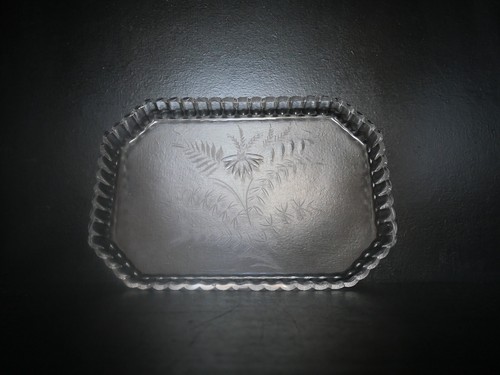 Plateau plat cristal - , taillé