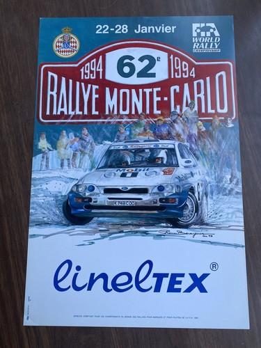 Affiche originale 62eme rallye - 62eme,