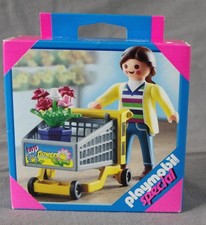 PLAYMOBIL 4638 FEMME Magasin course ménagère caddie maison boutique BOITE NEUF