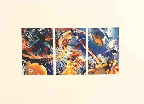 Poster metal dracaufeu - poster,