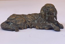 Statuette de chien  Setter Irlandais   en bronze