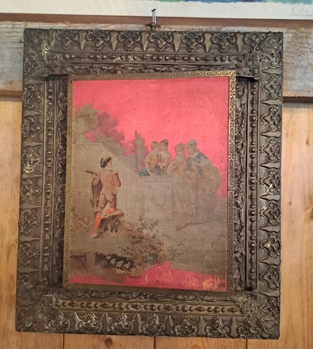 Triptyque miroir barbier - triptyque,
