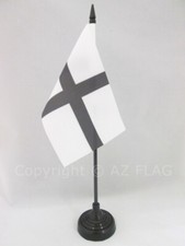DRAPEAU DE TABLE BRETAGNE KROAZ DU 15x10cm - PETIT DRAPEAUX DE BUREAU BRETON - C