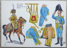 Rigo : Le Plumet, planche 86: Aide de Camp de Bernadotte - Coloriée à la Main