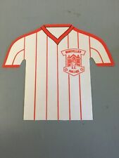 Ancien Autocollant Mini Maillot Foot Montpellier Sc Paillade Annee 80 Fan 