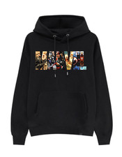 Black Marvel hoodies sweatshirt 320GSM DTF printing super quality wholesale rate