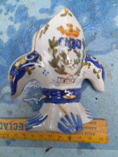 bougeoir ancien fleur de lys