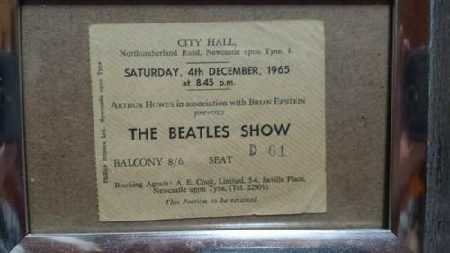 Billet concert beatles - concert, 1965