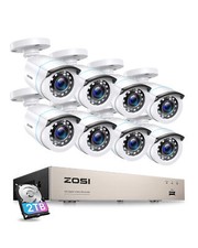 ZOSI 1080P 8CH TVI DVR 3.6mm