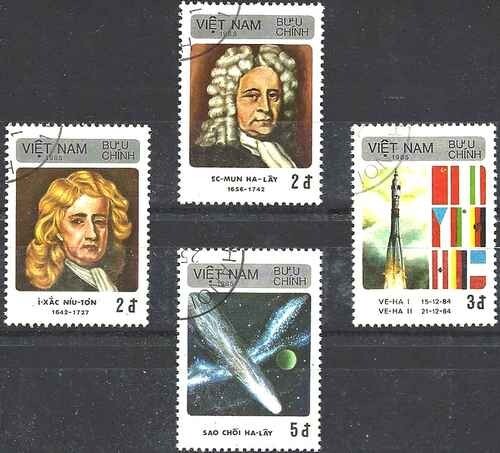 Timbres cosmos comète - timbres,