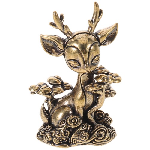 Statuette cerf laiton - cerf, en