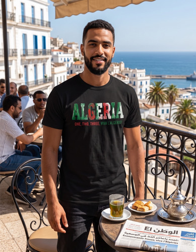 Algerie shirt 100 coton - algerie, t-shirt