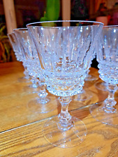 12 verres à eau cristal modèle tuilerie