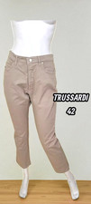 Trussardi Jeans Taille 42  Pantalon jeans jean denim beige femme