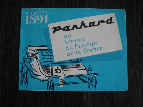 Brochure catalogue panhard - panhard,