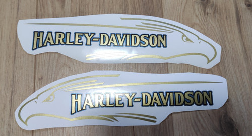 Harley davidson gold blue - harley-davidson,