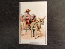 CHROMO CHICOREE ARLATTE RETOUR MARCHE ATTELAGE ANE - 59383