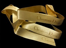 RUBAN CHRISTIAN DIOR DORÉ UNE