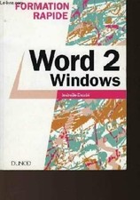 Formation rapide Word 2 pour windows. Initiation - Daude | Très bon état
