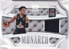 2024-25 Panini Crown Royale Euroleague MON-TJS TJ Shorts Patch Monarch