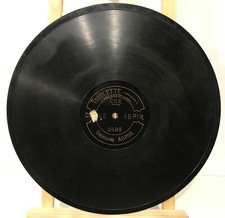 Ancien disque à saphir aiguille Pathé Triolette Coquerico