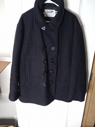 Schott bros 740n pea coat - bros,