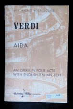 Verdi Aïda An opera in four
