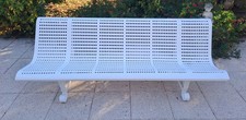 Ancien Banc De Jardin Public En Fer