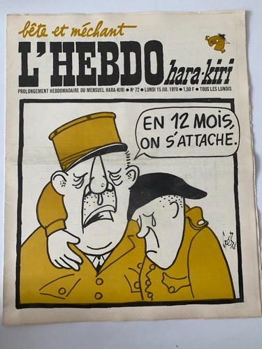 Hara kiri hebdo du - hebdo, n°72