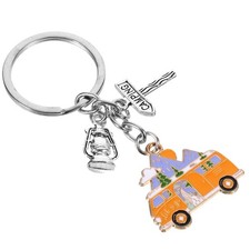  Chainette Cle Camping Car Porte-clés De Voyage Pendentif Sac À Main Décoration
