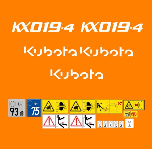 Kubota kx019 mini digger - kubota, kx019-4