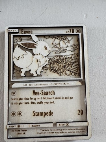 Eevee pokémon jcc - pokémon, anglais