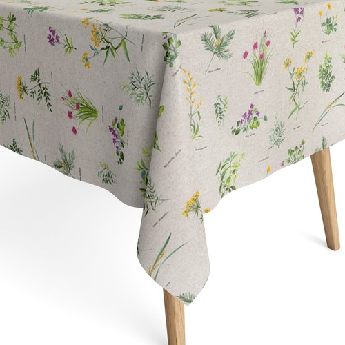 Nappe jacquard coton enduit - nappe,