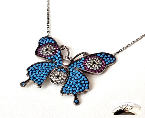 Collier chaîne papillon - collier,