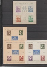 Sachsen 1946 Bl. 5Ya MNH N**, Thüringen 1946 Bl.3a and 3b MNH N**