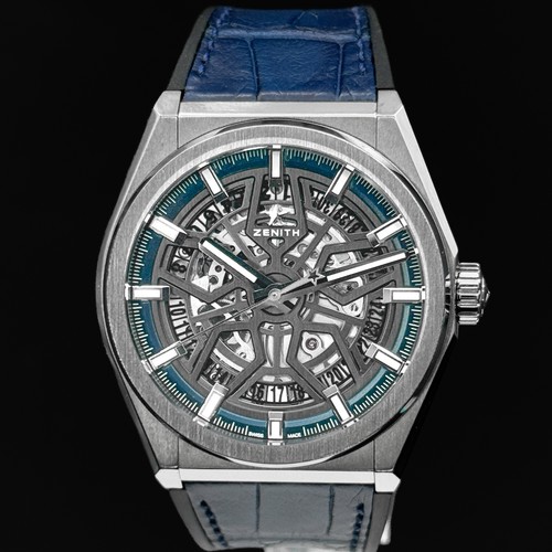 Zenith defy titanium - titanium, skeleton