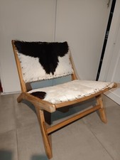 Fauteuil Scandinave Design Peau De Vache