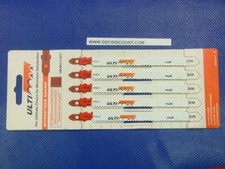 5 lames de scie sauteuse bois