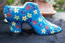 Ancien Sabot en émaux Signé