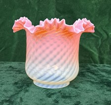 SUPERBE  GRANDE TULIPE POUR LAMPE À PÉTROLE Baccarat St Louis Clichy 