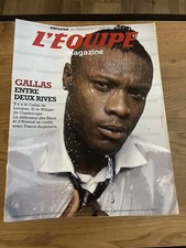 L'EQUIPE magazine FOOTBALL : n° 1341 du 22/03/2008 - GALLAS ENTRE DEUX RIVES