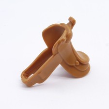 6562 Playmobil Selle Western Marron Clair Cheval 3eme Génération