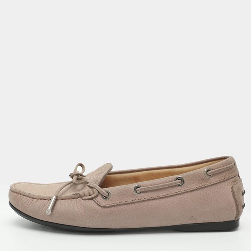 Mocassins cuir beige tods - en,