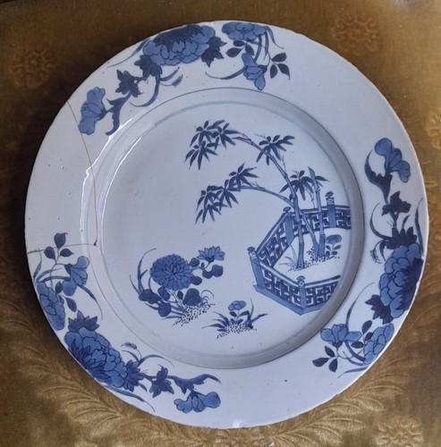 Grand plat compagnie des indes - grand,