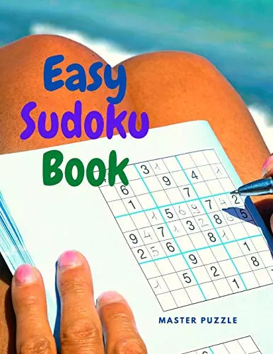 Easy sudoku book - easy, brain