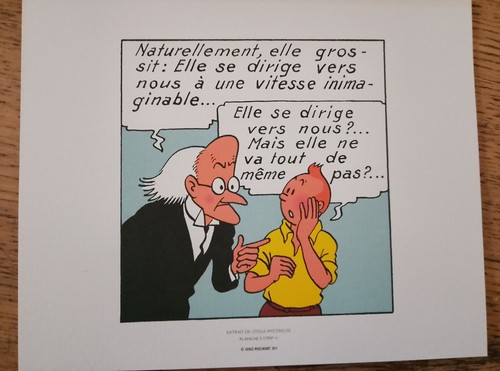 Planche tintin moulinsart - planche,