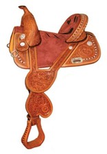Selle All/Western en cuir sans
