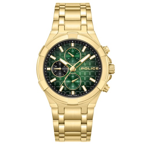 Police montre homme dualtime - montre,