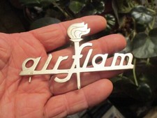 Ancien Insigne Aluminium Plaque de Poêle Chauffage à Pétrole AIRFLAM